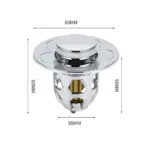 Universal Wash Basin Bounce Drain Filter - Image 9